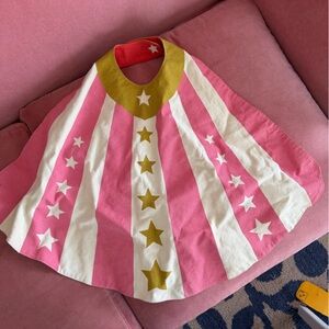 Handmade screen printed super hero cape by Lovelane
